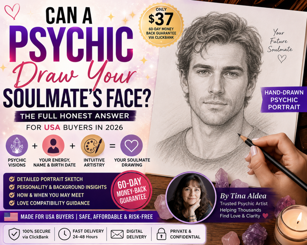 can a psychic draw your soulmate's face tina aldea usa 2026